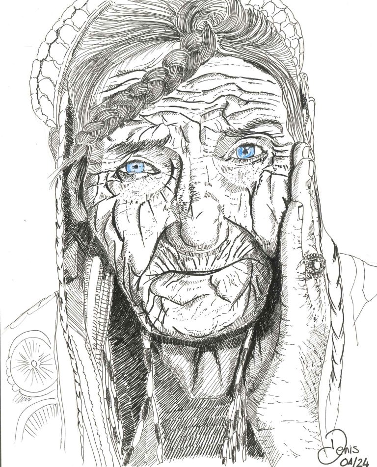 Dessin d'un portrait fait par DenyStal