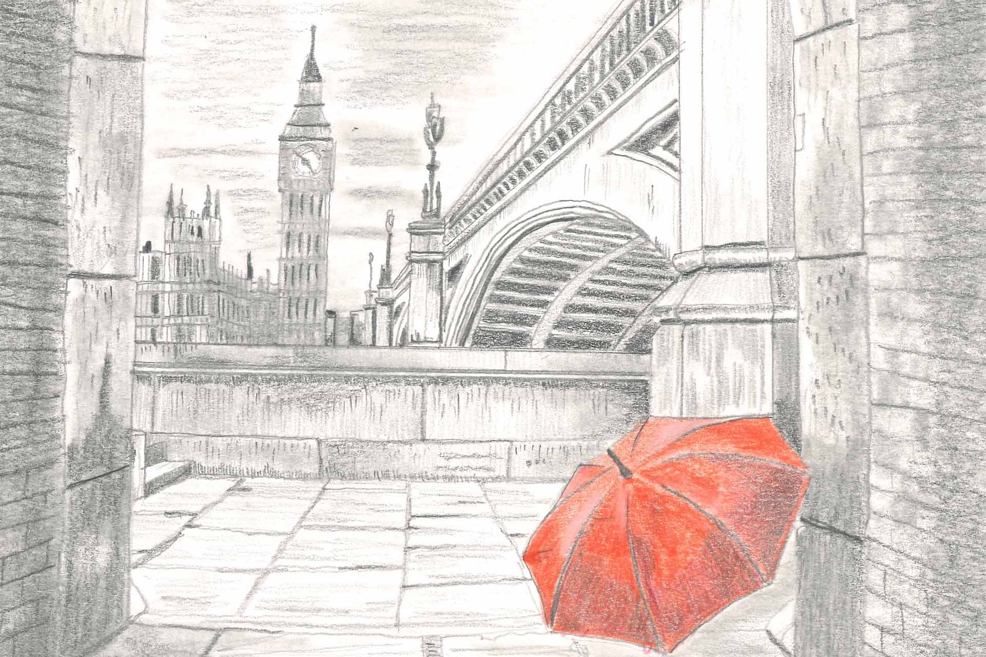 Dessin de Londres fait par DenyStal