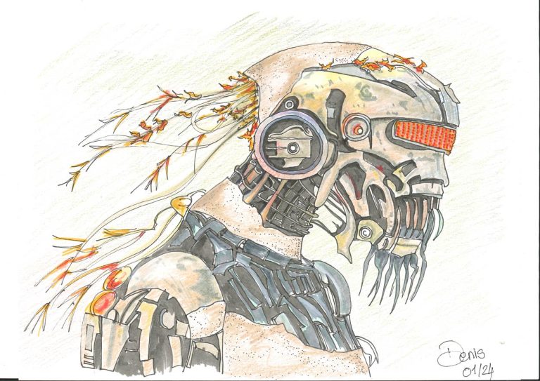 Dessin de science fiction fait par DenyStal