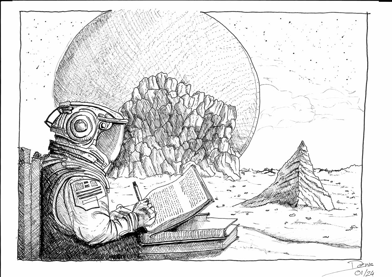 Dessin de science fiction fait par DenyStal